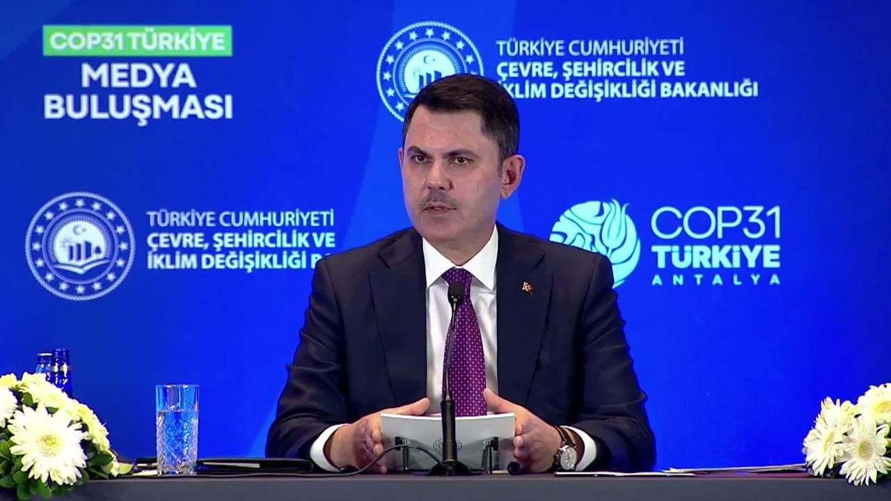 Bakan Kurum: COP31'e 1,5 milyon ziyaretçi bekliyoruz