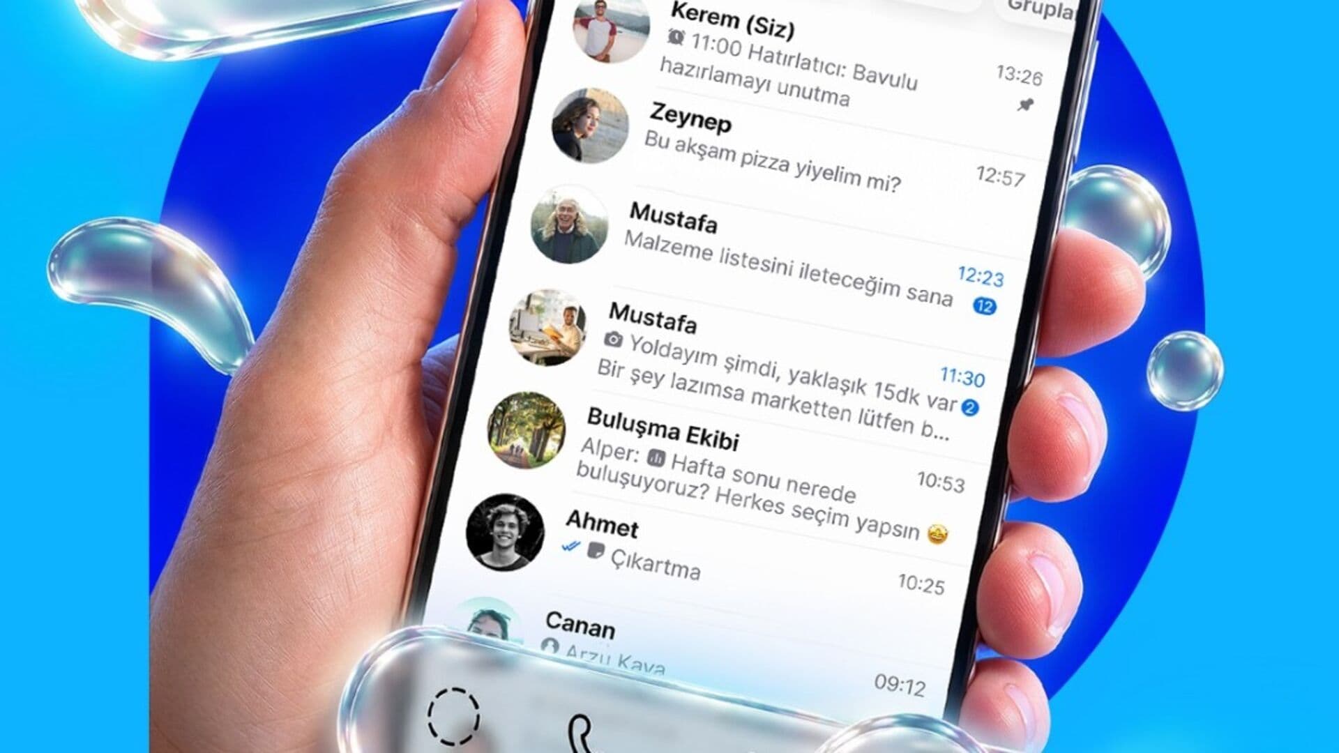 BiP, Liquid Glass uyumlu yeni iPhone arayüzünü kullanıma sundu