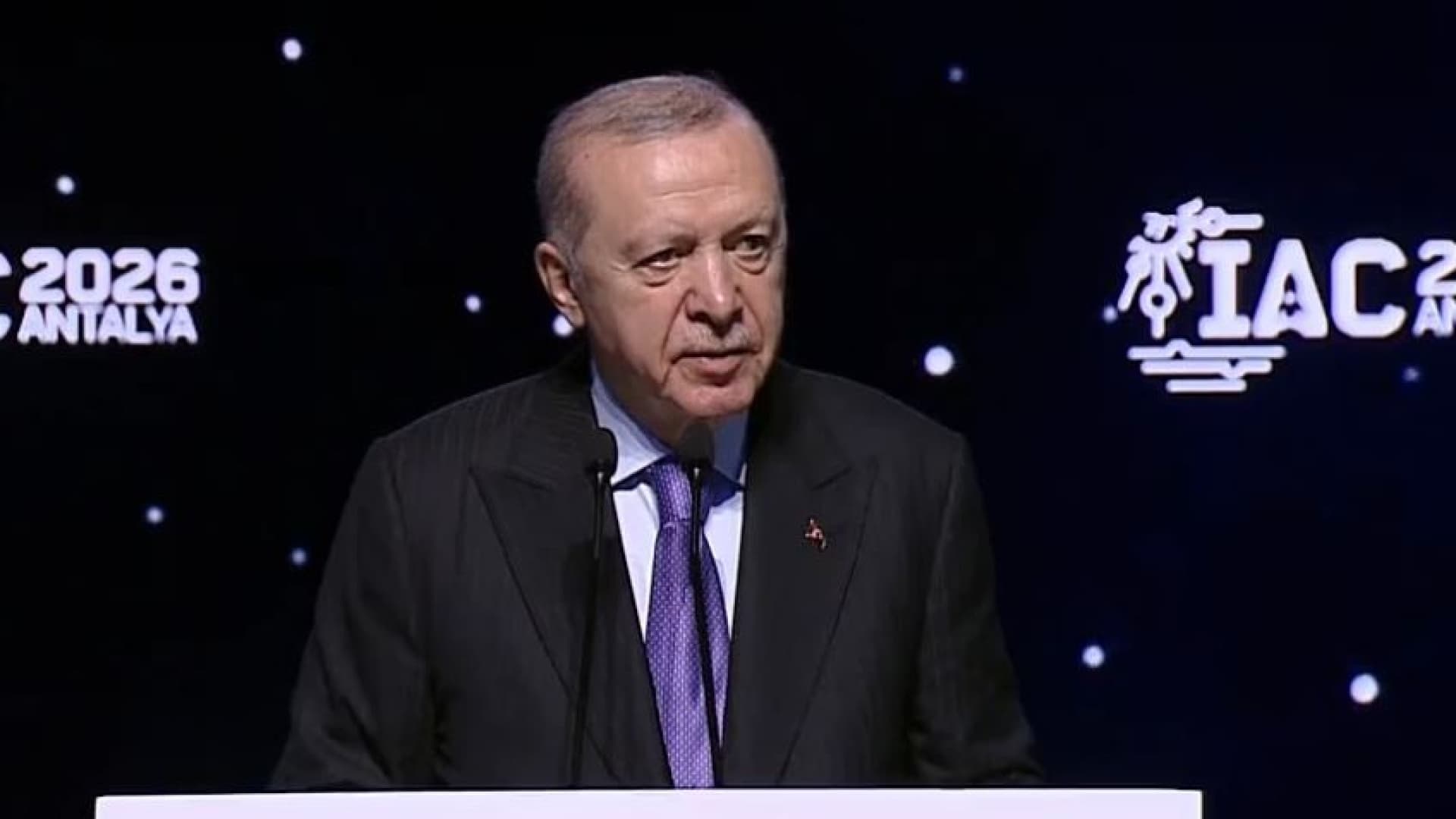 Erdoğan: Türkiye uzay yarışında geri kalmasına izin vermedi