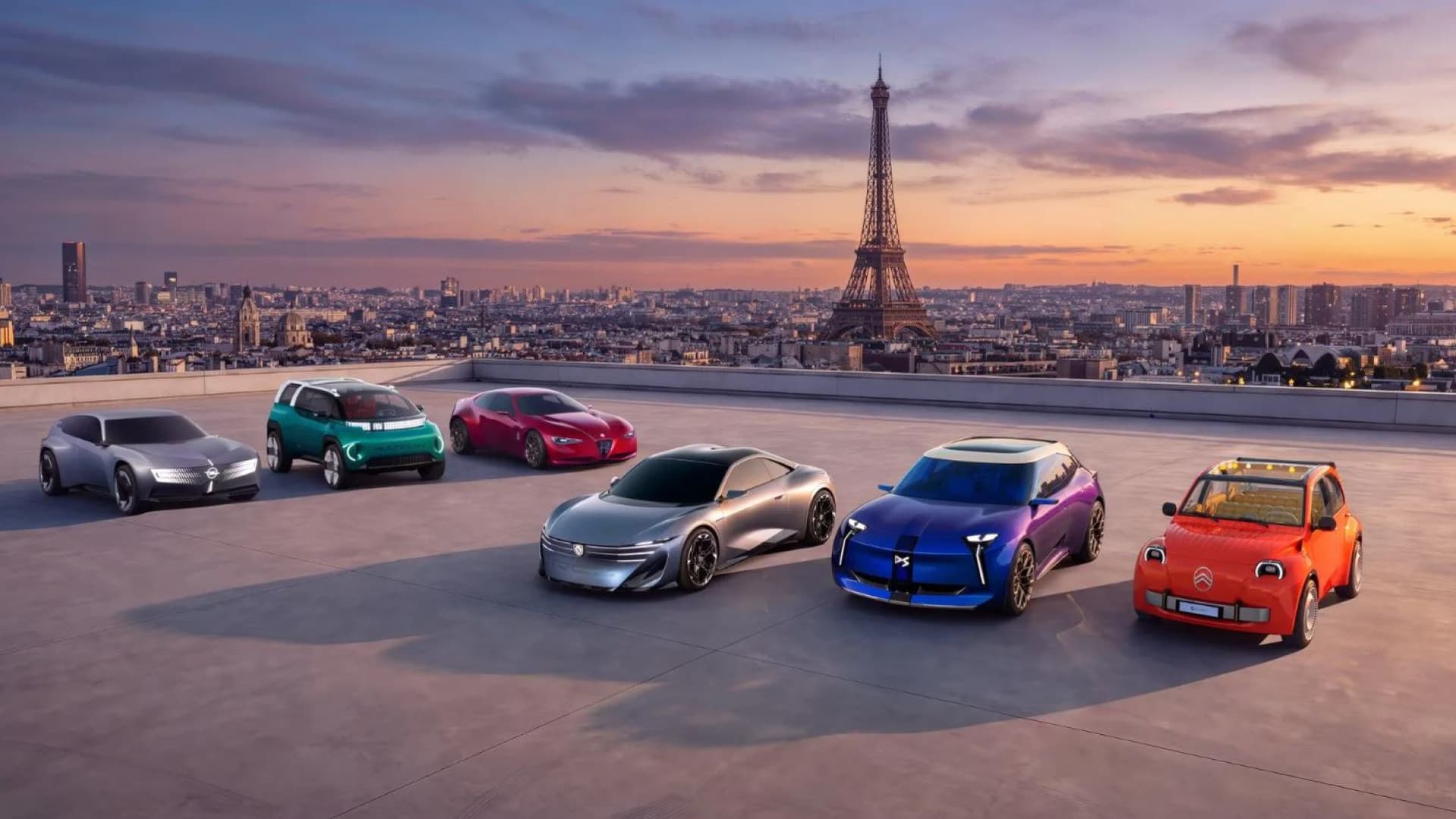 Stellantis'ten Paris'te gövde gösterisi! 6 konsept model görücüye çıktı