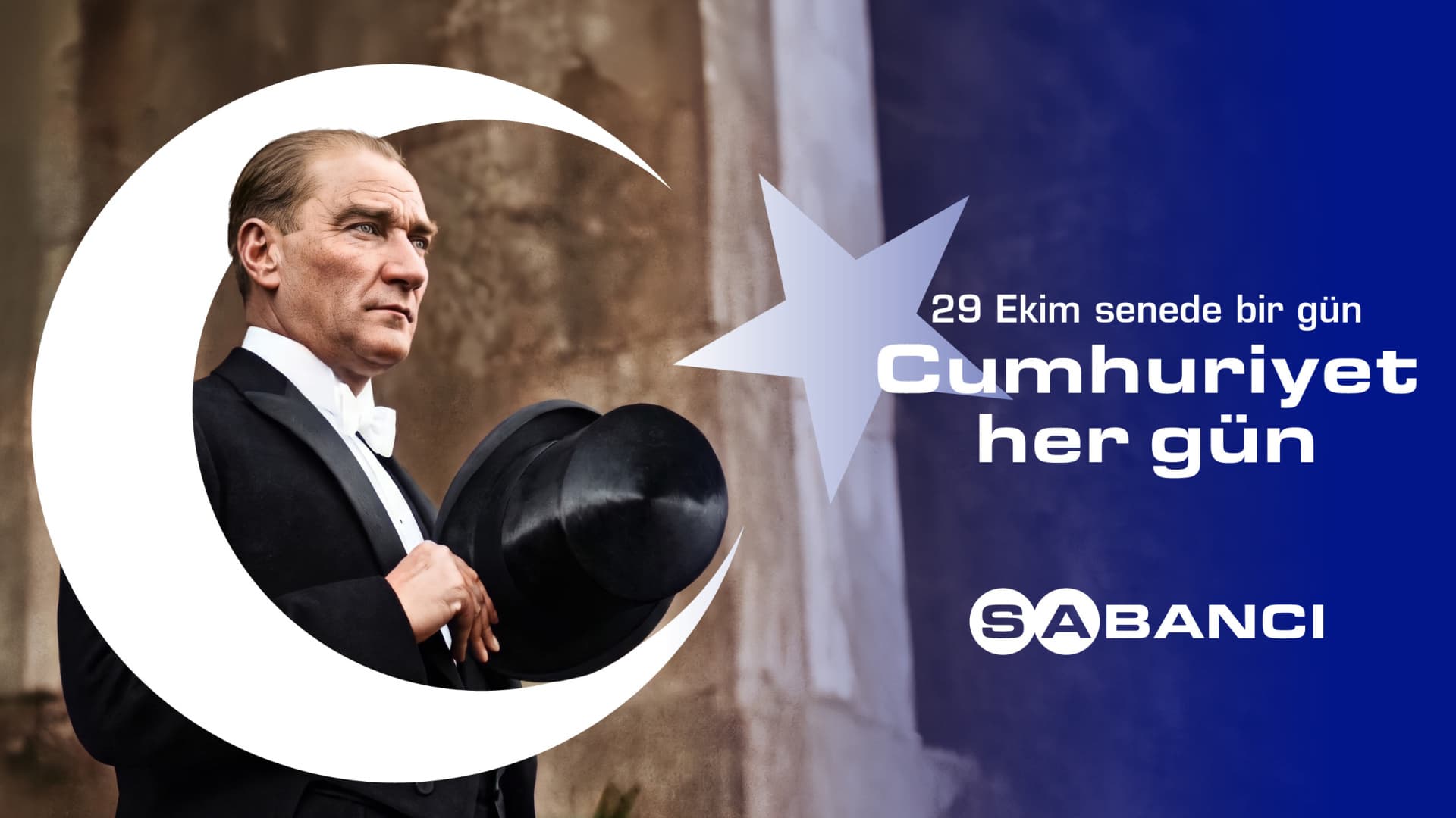 Sabancı’dan Cumhuriyet’in 103. yılında anlamlı mesaj: “29 Ekim Senede Bir Gün, Cumhuriyet Her Gün”