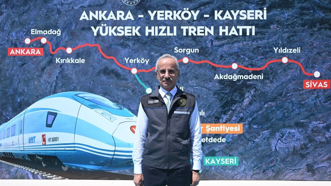 Yerköy-Kayseri YHT Projesi yüzde 50’yi aştı, Ankara-Kayseri 1 saat 45 dakikaya inecek