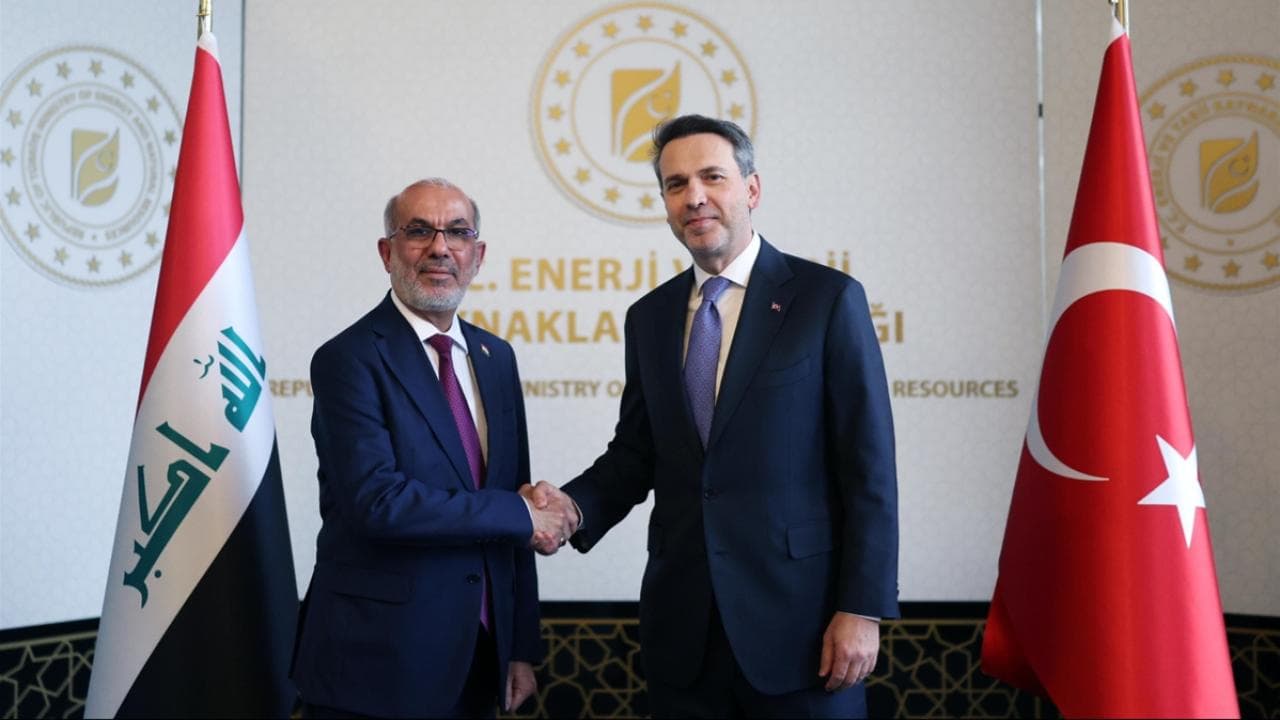 Bayraktar ve Irak Petrol Bakanı Hüdeyir enerji iş birliğini görüştü